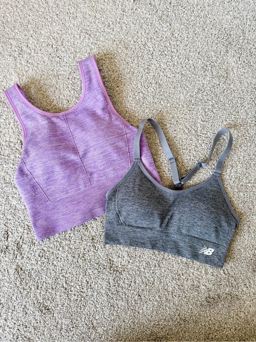 New Balance Crop Top and Sports Bra